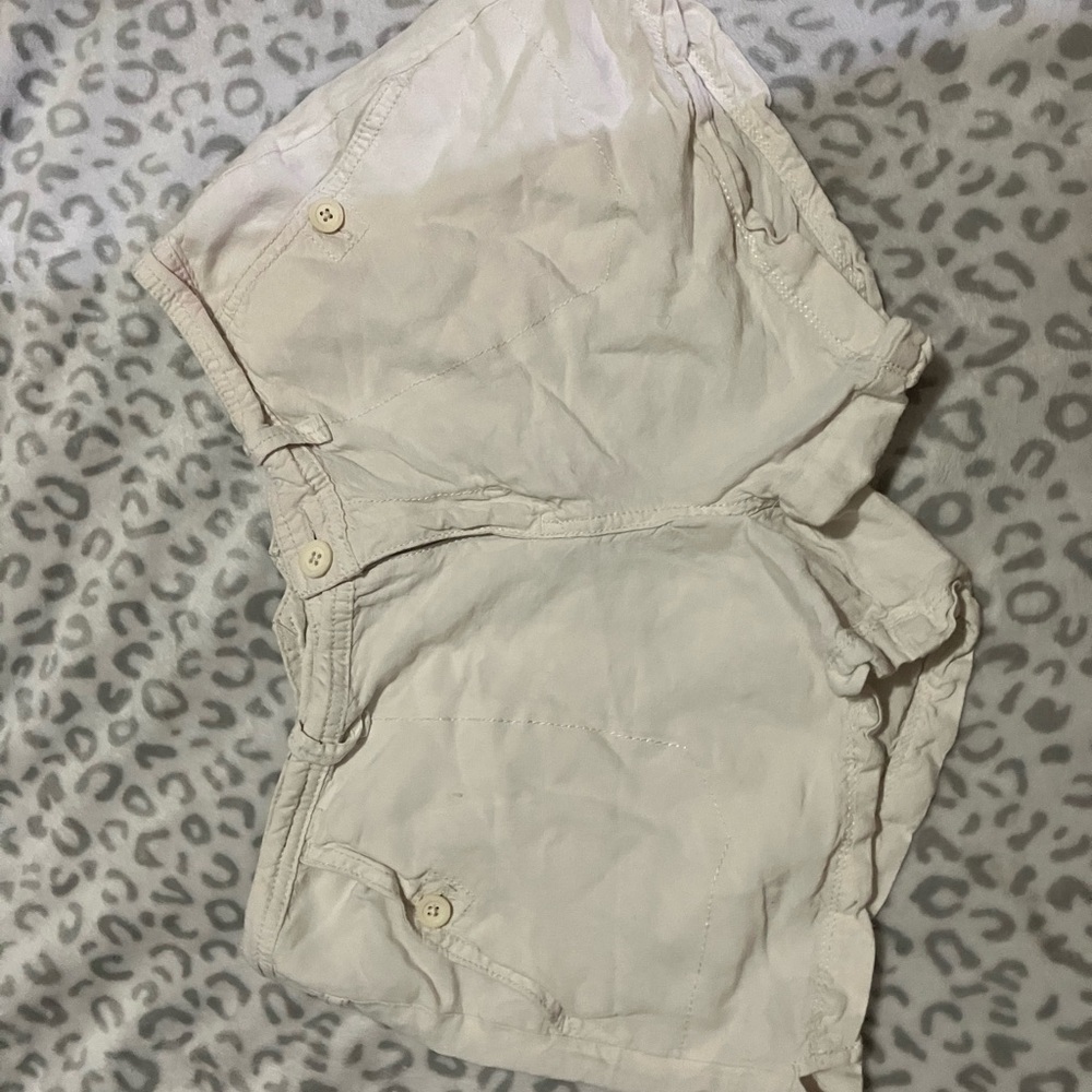 Calvin Klein Jeans White Cargo Shorts